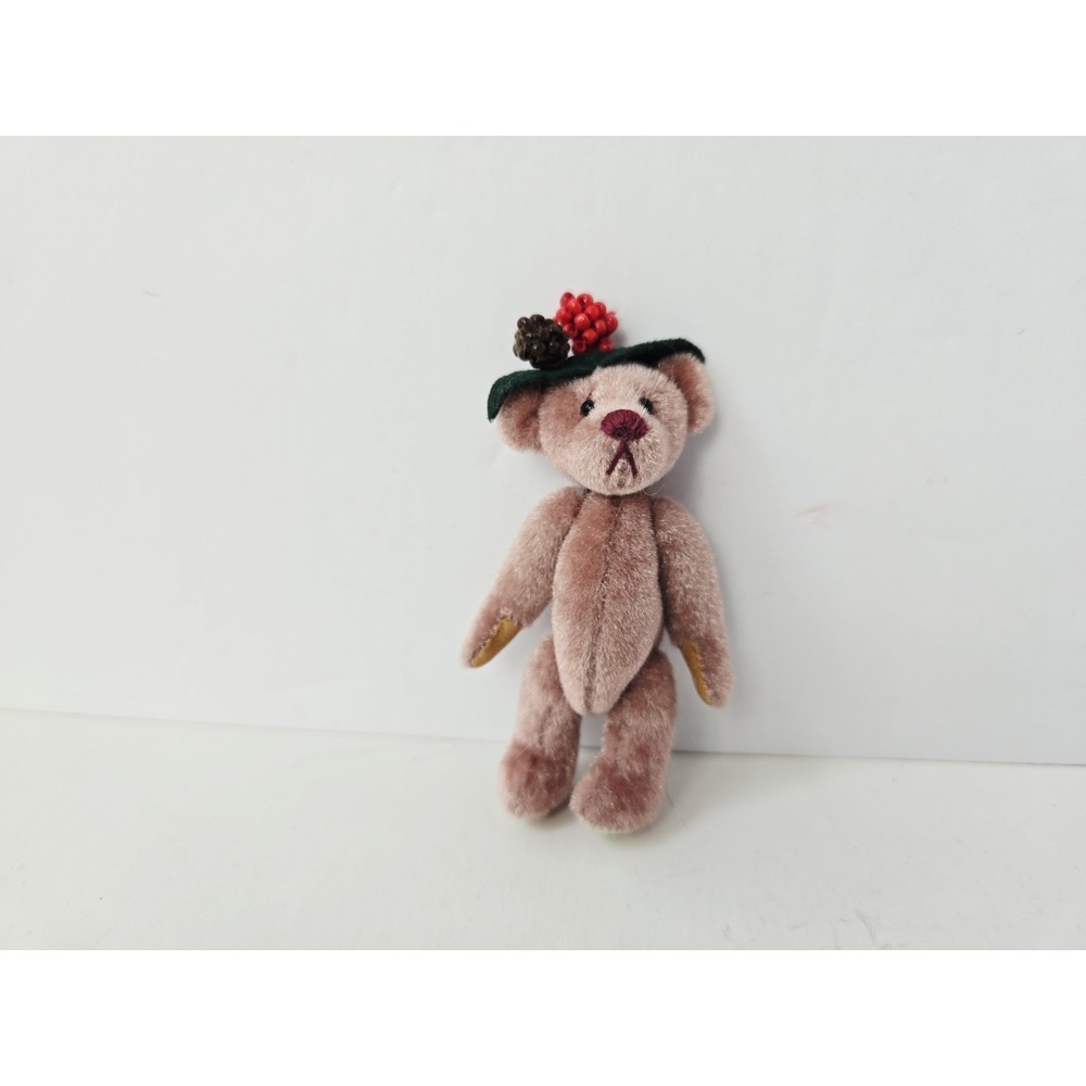 Little Gem Miniature Bears teddy bear Raspbeary berry pink